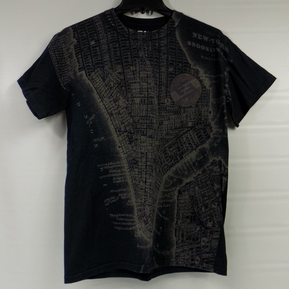 Enyce Sean Combs New York City Map T-Shirt Size S